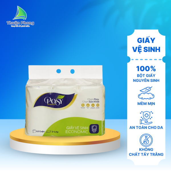 Giấy vệ sinh Posy Economic 2 lớp