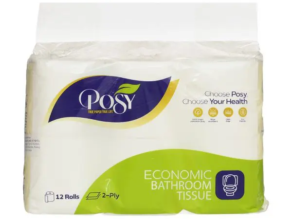 Giấy vệ sinh Posy Economic 2 lớp - Hình ảnh 4