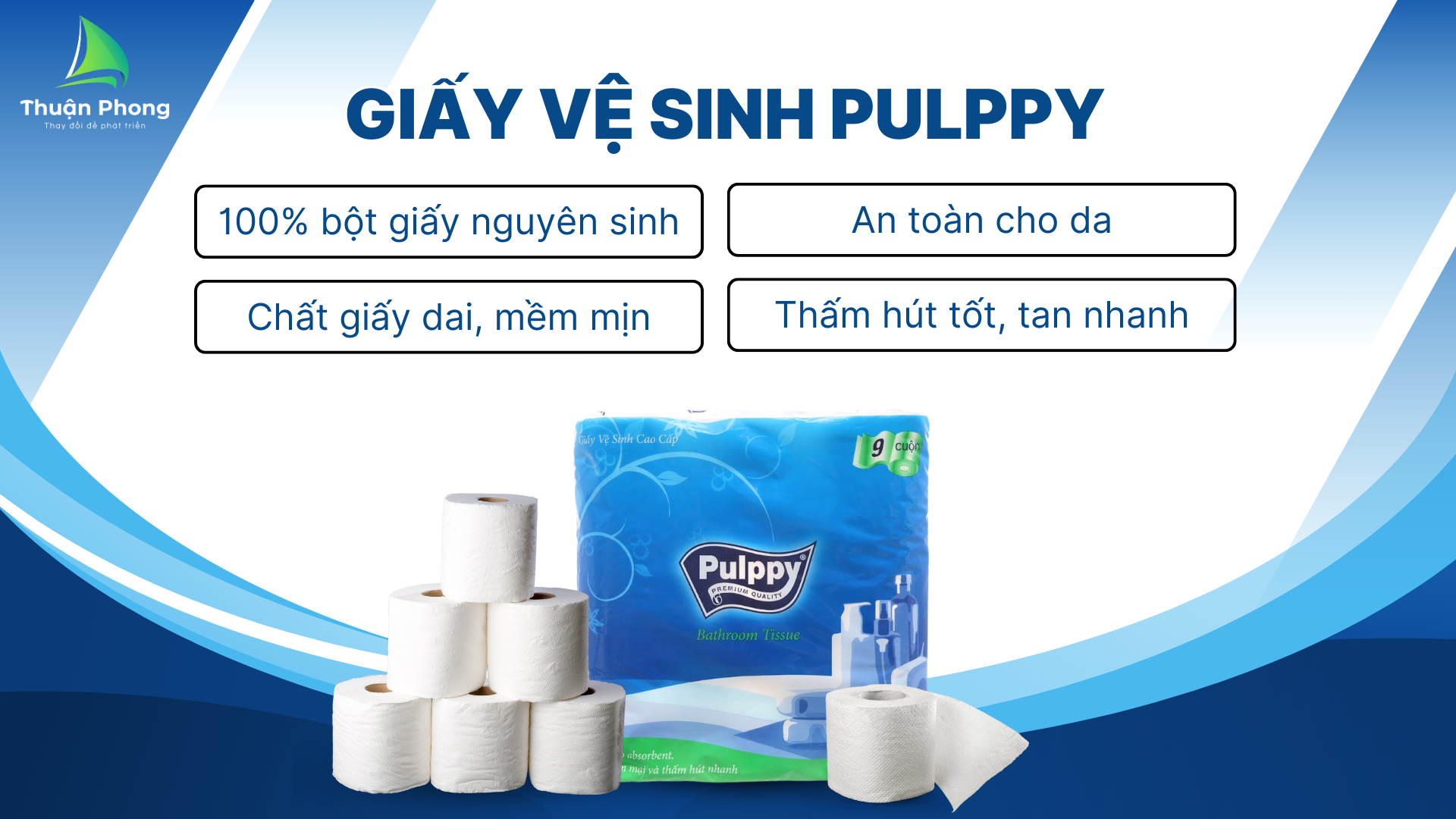 Giấy vệ sinh Pulppy